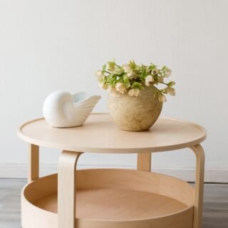 Scandinavian wooden living room table