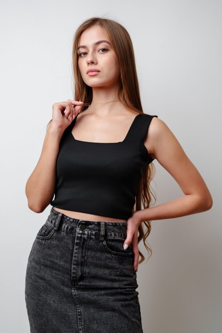 Stretch strap top