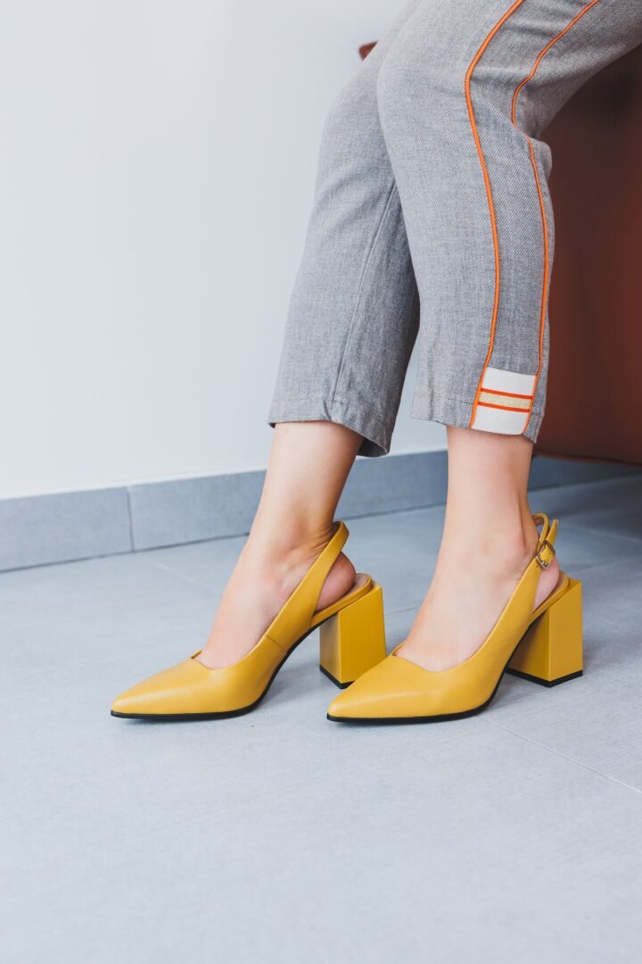 Lemon Zest Strappy Heels